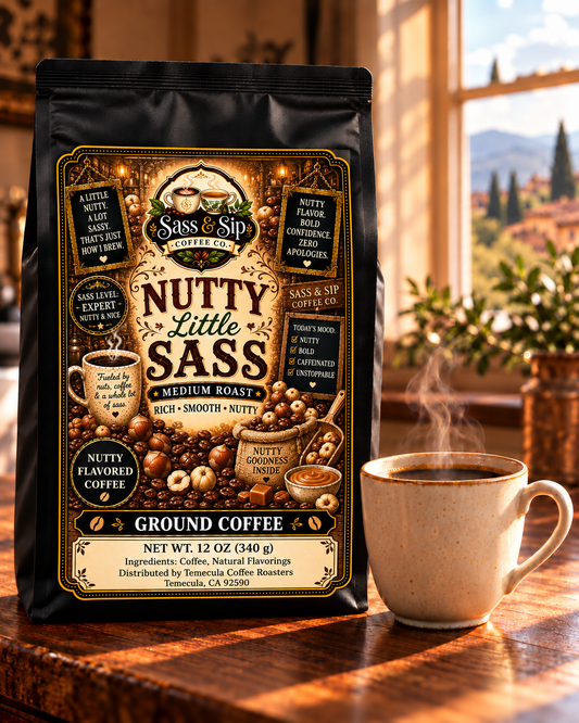 Nutty Little Sass Flavored Coffee — Medium Roast