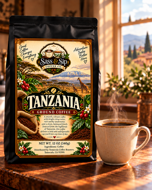 Tanzania Single-Origin Coffee — Medium-Light Roast