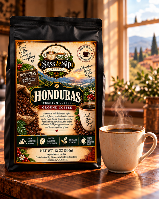 Honduras Single-Origin Coffee — Medium-Dark Roast