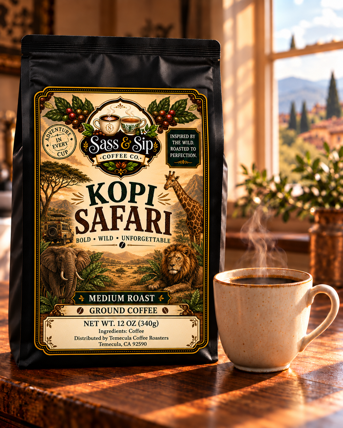 Kopi Safari Coffee — Post-Roast Blend