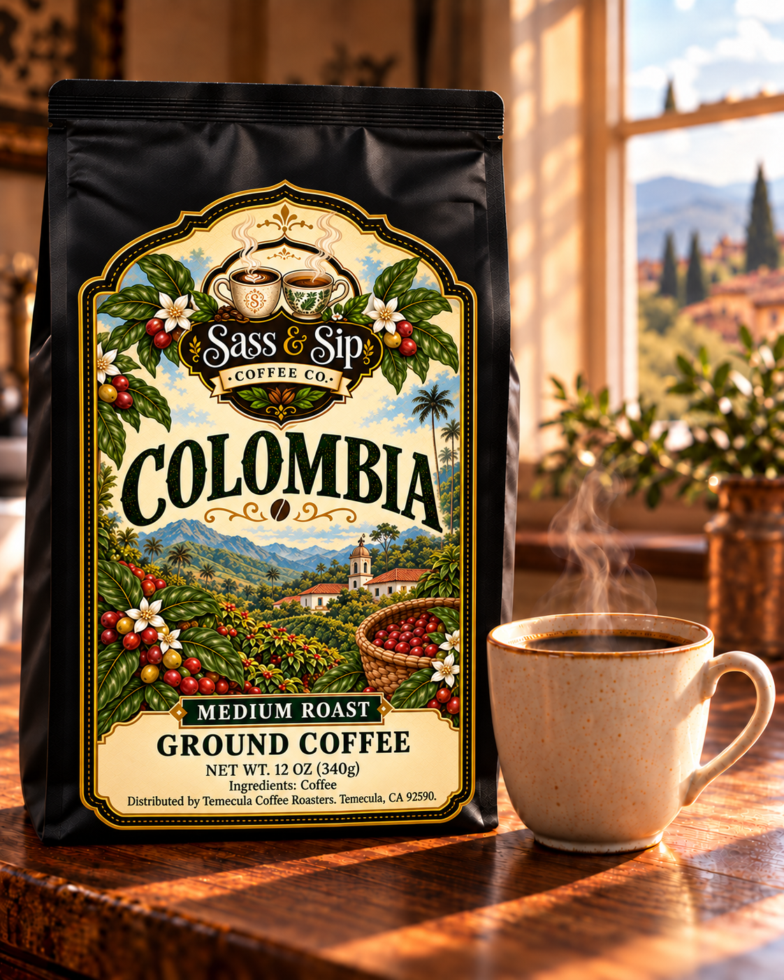 Colombia Single-Origin Coffee — Medium Roast