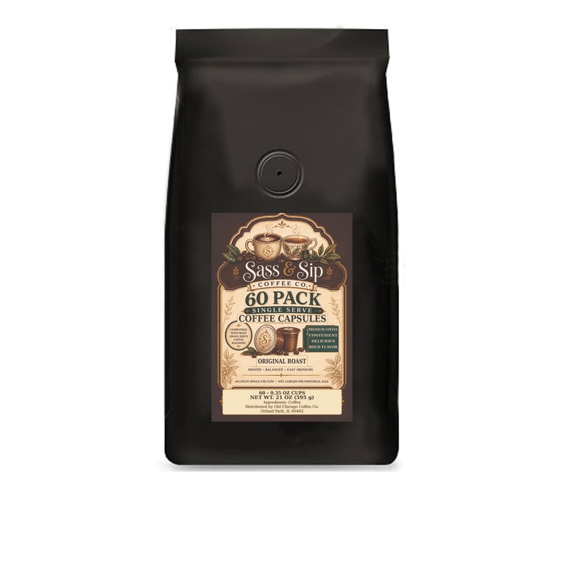 60 Shots of Common Sense — Original Roast Single-Serve Coffee Capsules, 60 Pack
