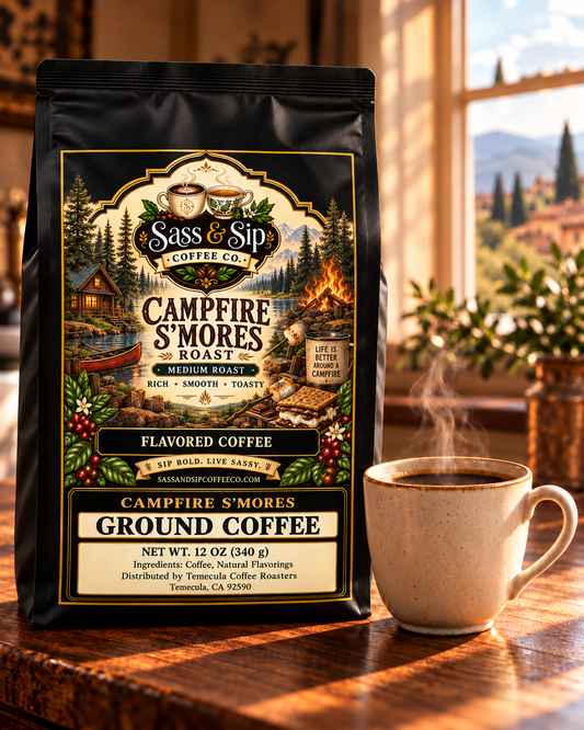 Campfire Sassy S’mores Flavored Coffee — Medium Roast