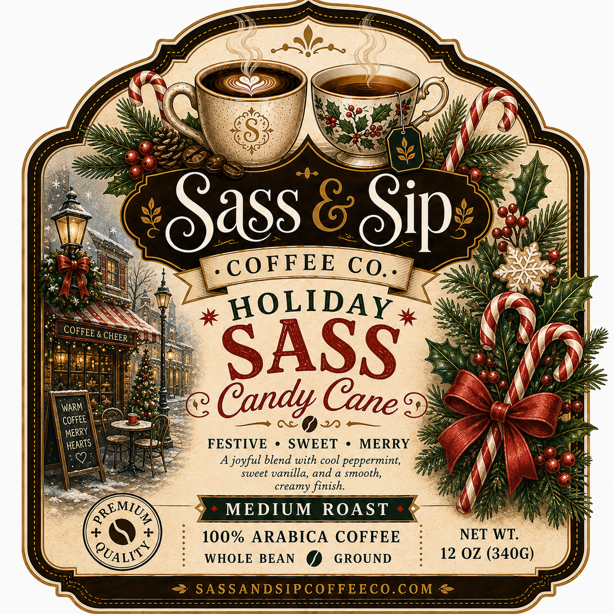 Holiday Sass Candy Cane
