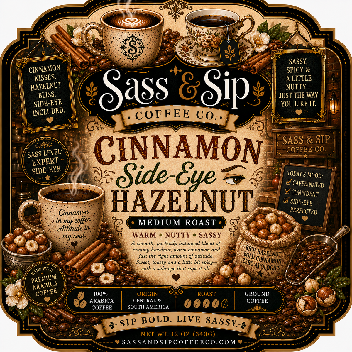 Cinnamon Side-Eye Hazelnut