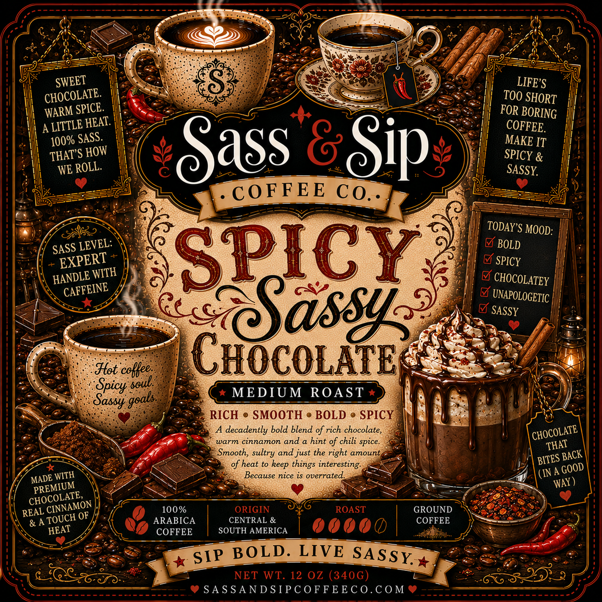 Spicy Sassy Chocolate