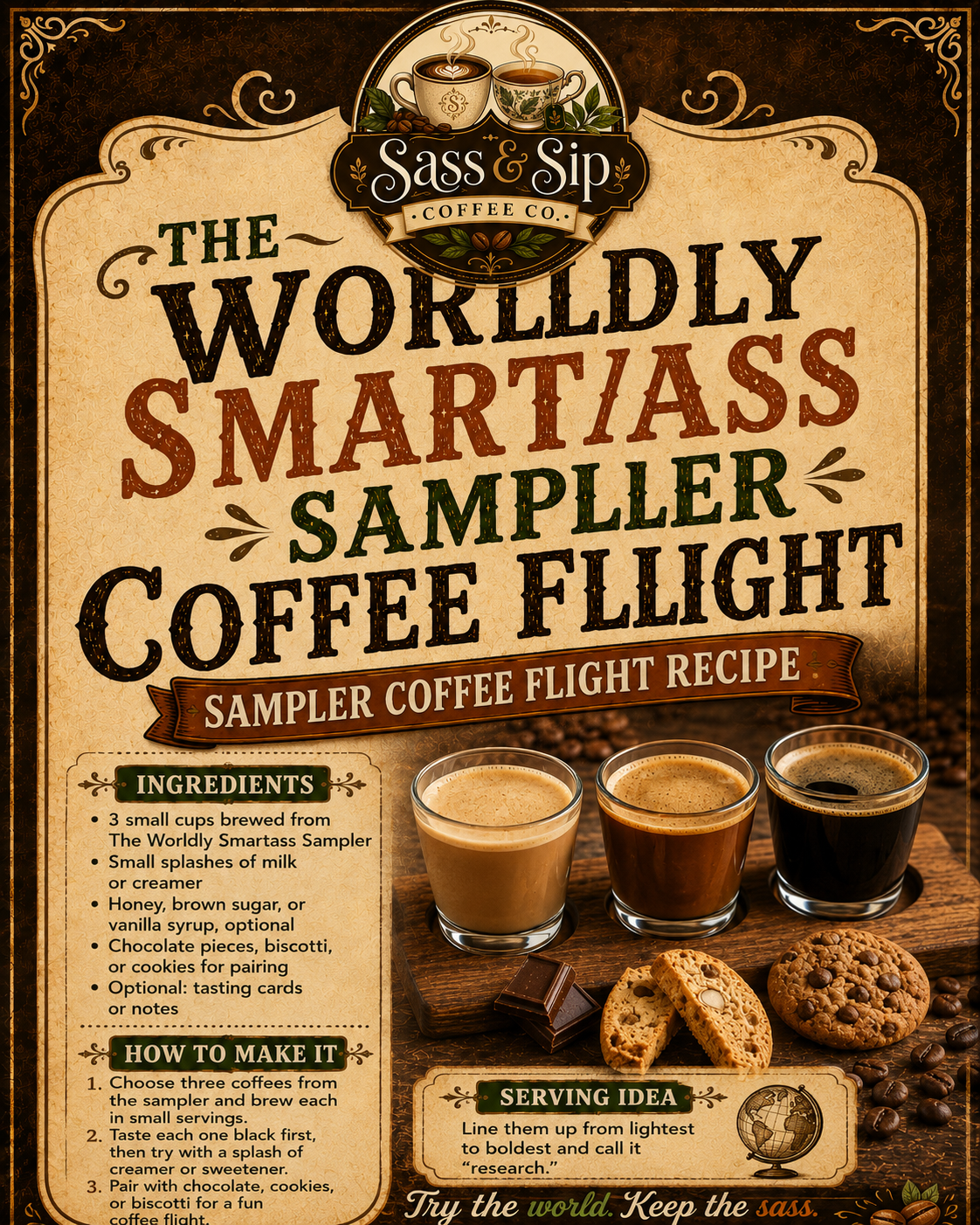 The Worldly Sassy Sampler