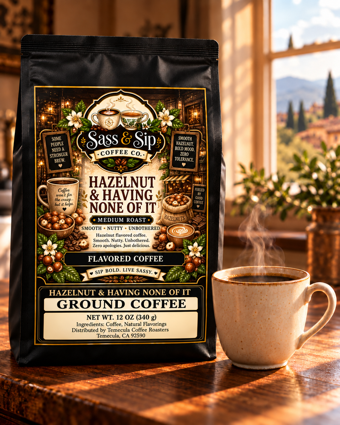 Hazelnut & Having None of It Flavored Coffee — Medium Roast