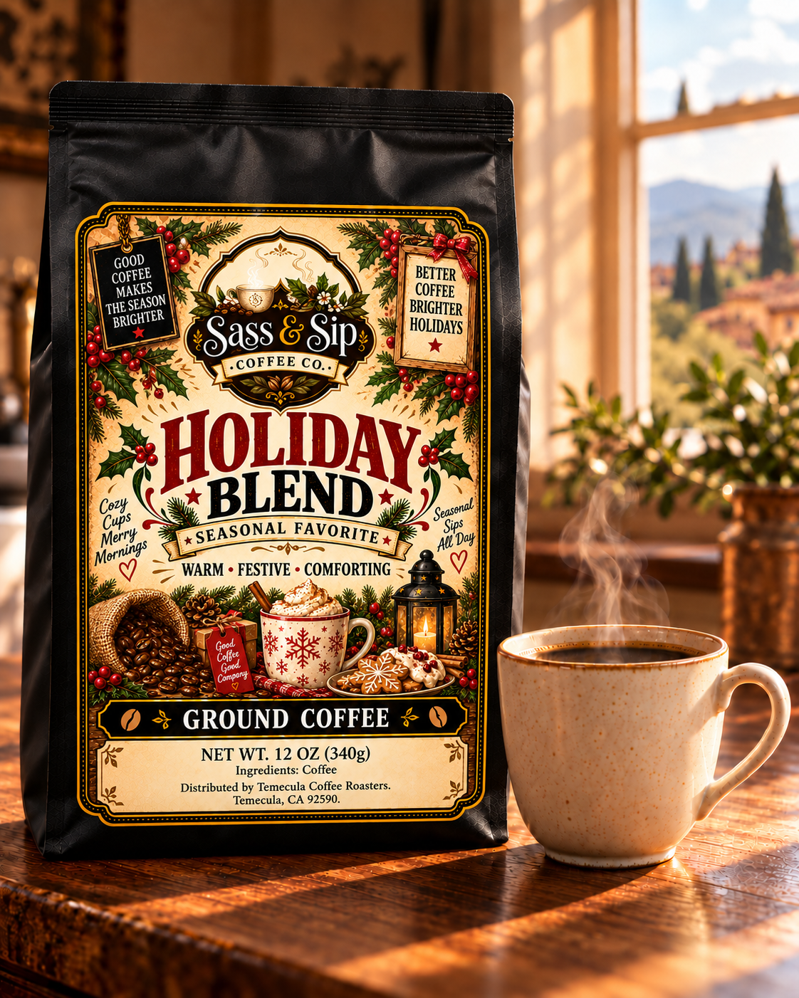 Holiday Blend Coffee — Brazil, Peru & India