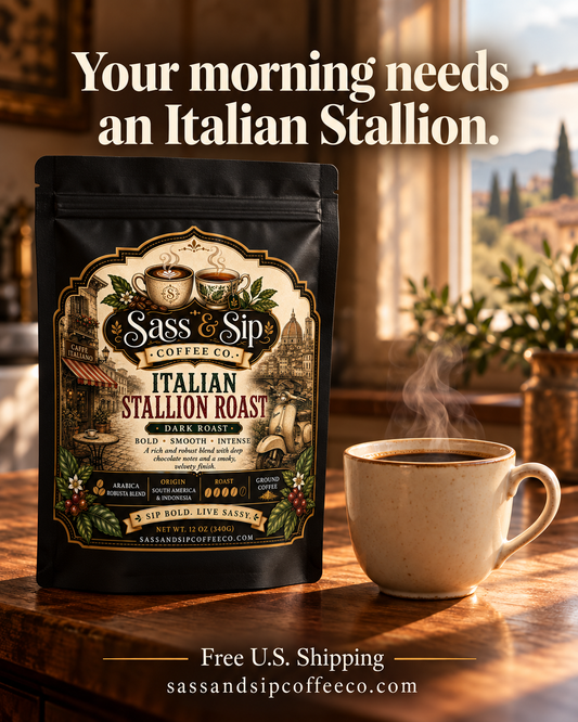 Italian Stallion Roast Coffee — Dark Roast Blend