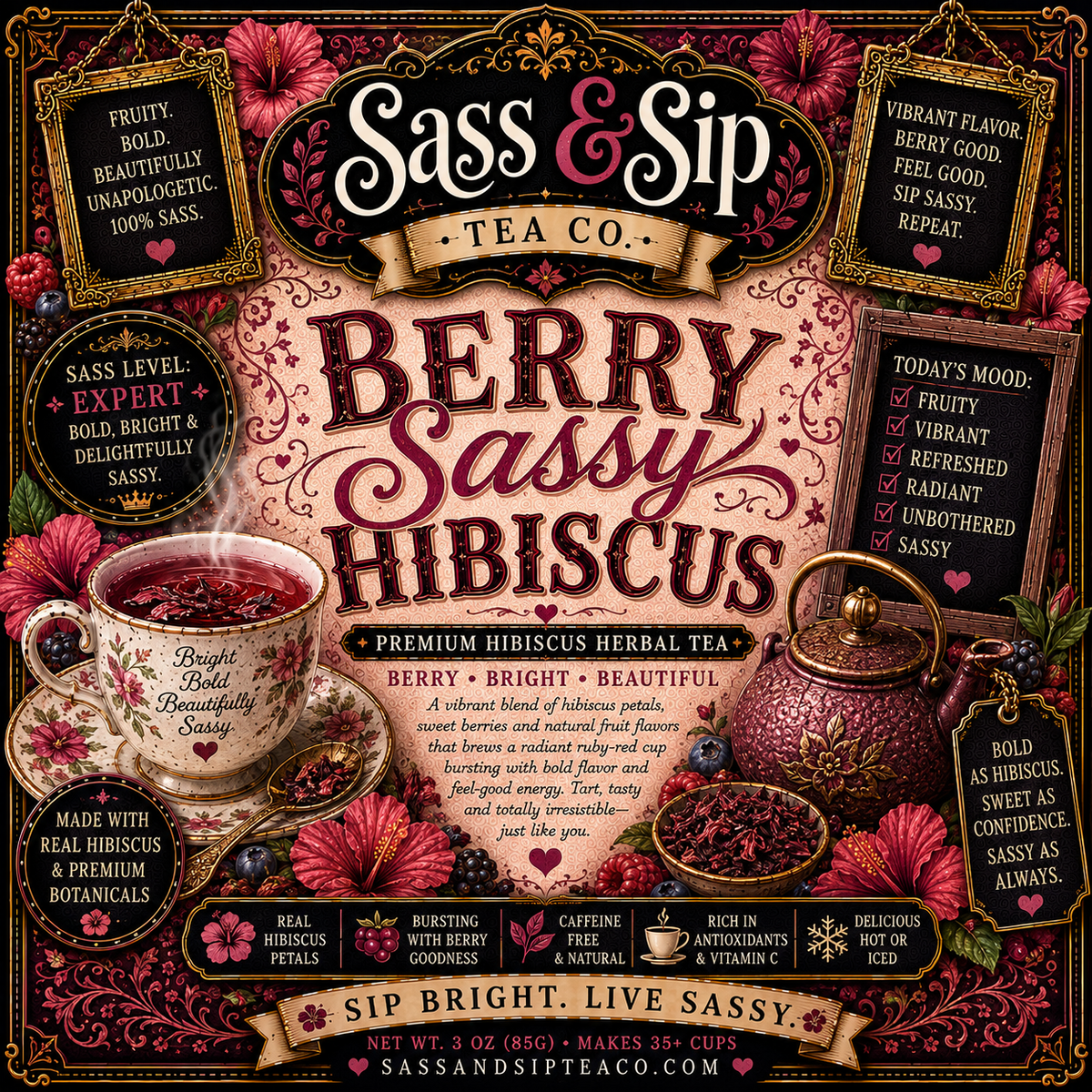 Berry Sassy Hibiscus