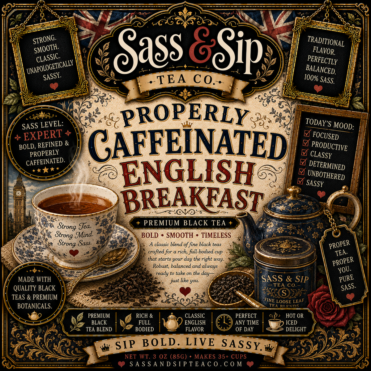 Properly Caffeinated English Breakfast