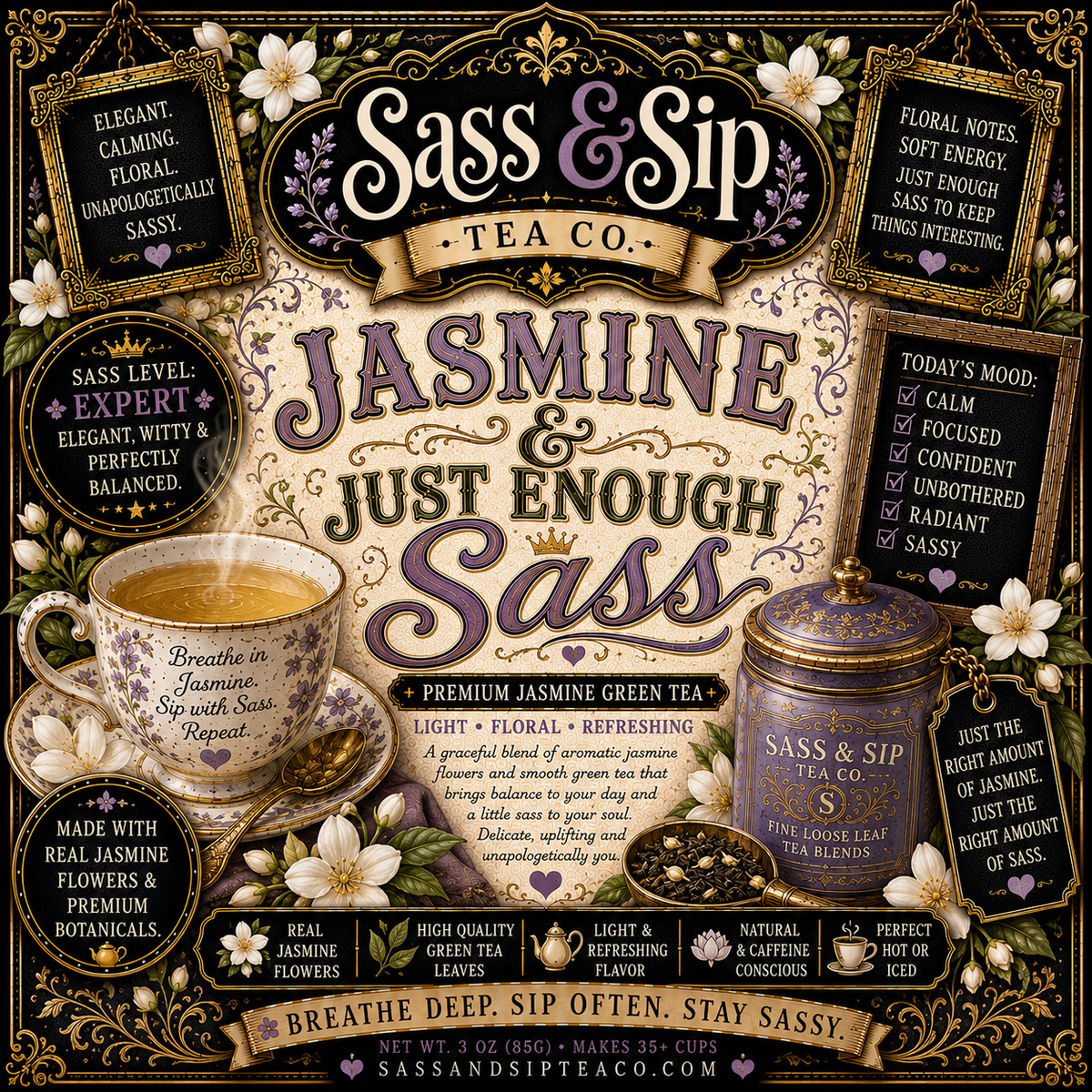Jasmine & Just Enough Sass