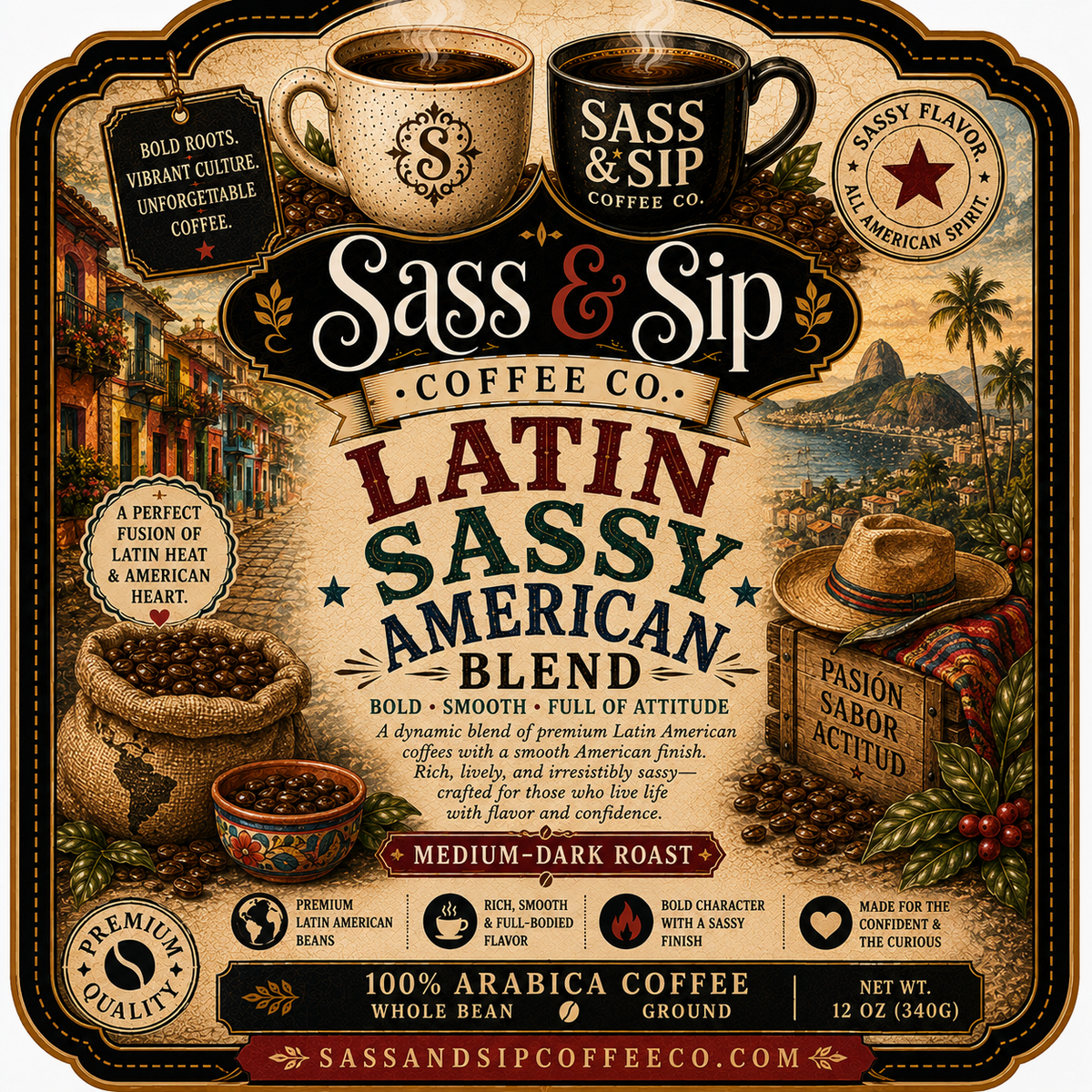 Latin Sassy American Blend