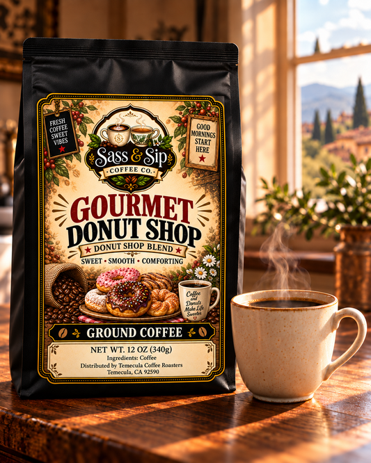 Gourmet Donut Shop Coffee — Light-Medium Roast Blend
