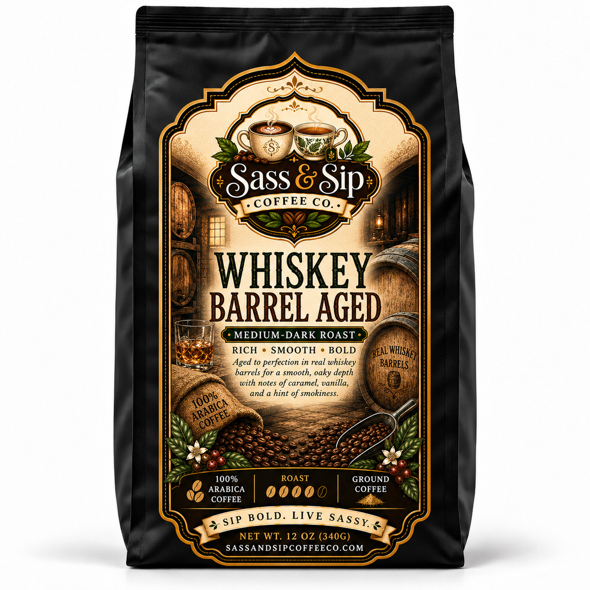 Whiskey Barrel Aged Coffee — Guatemala Single Origin