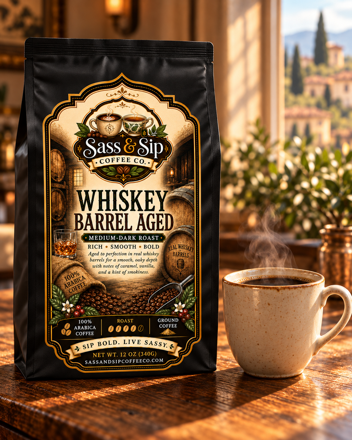 Whiskey Barrel Aged Coffee — Guatemala Single Origin