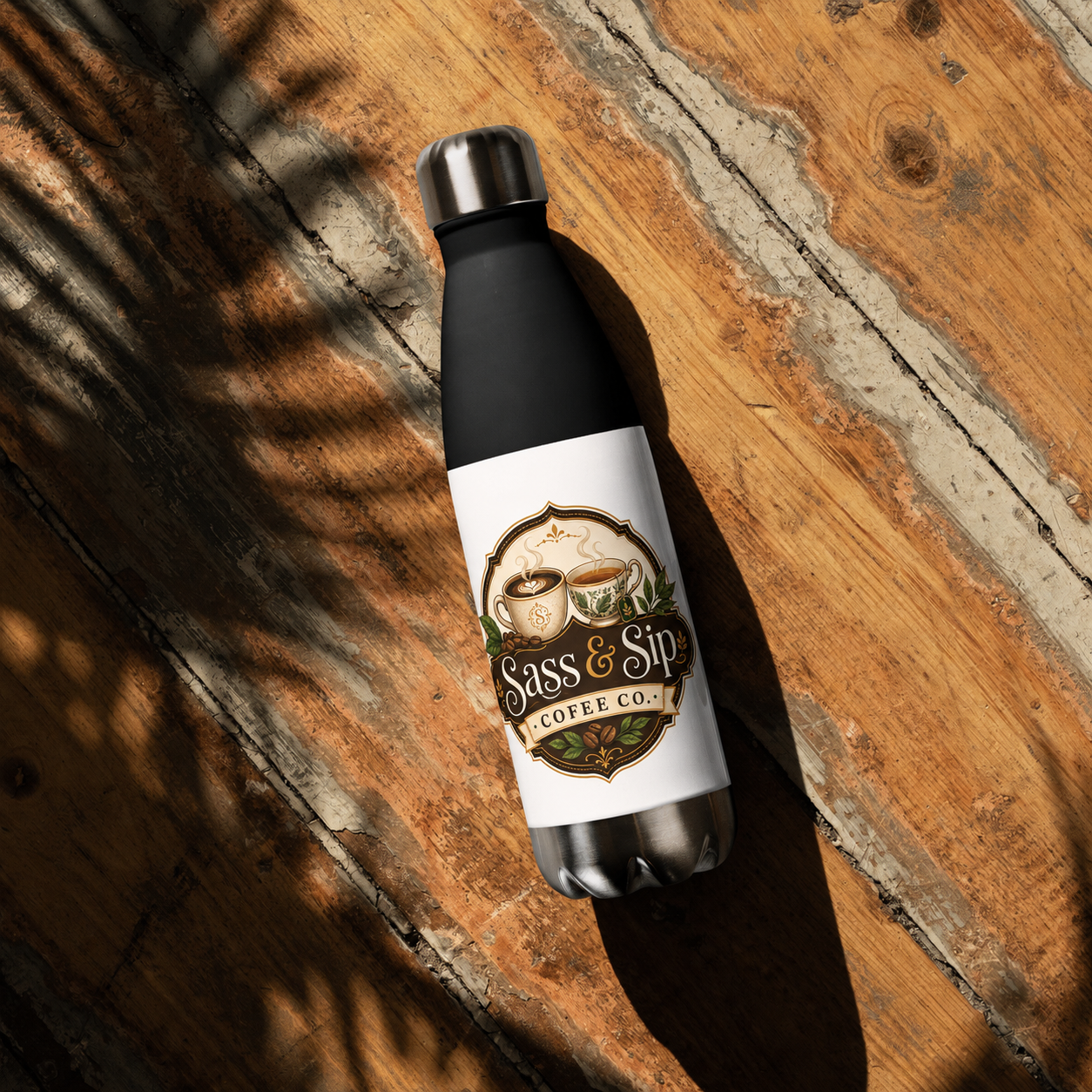 Stainless steel water bottle