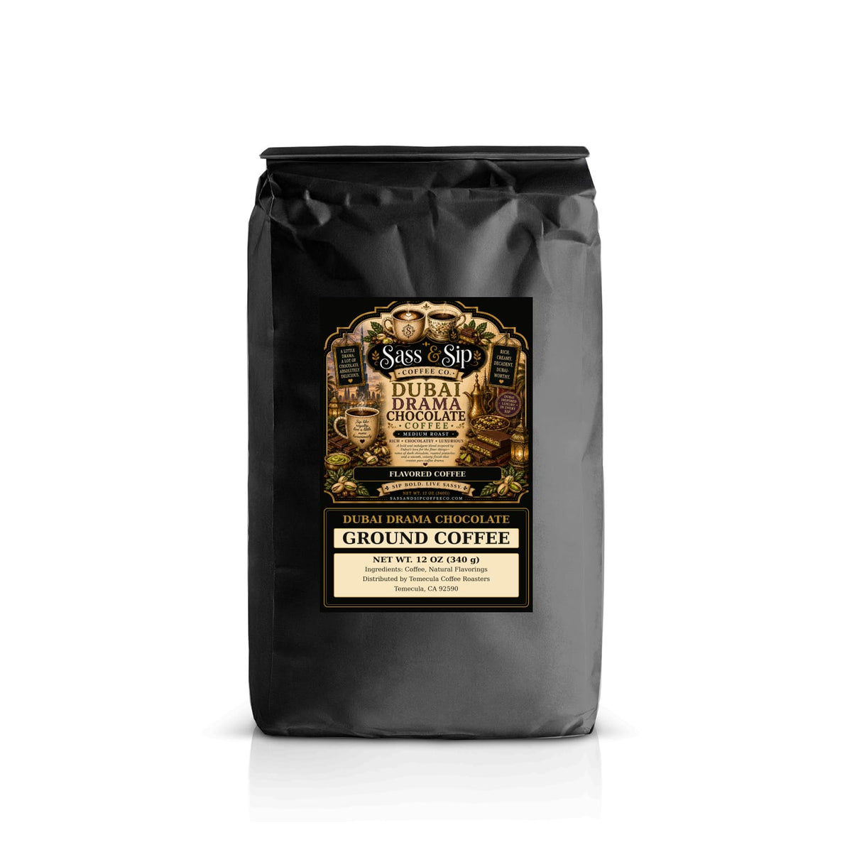 Dubai Drama Chocolate Flavored Coffee — Medium Roast