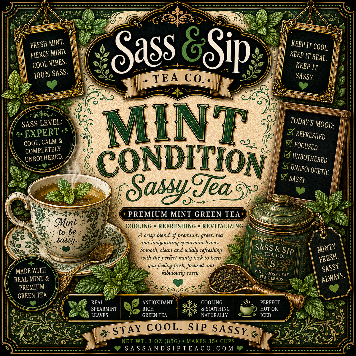 Mint Condition Sassy Tea