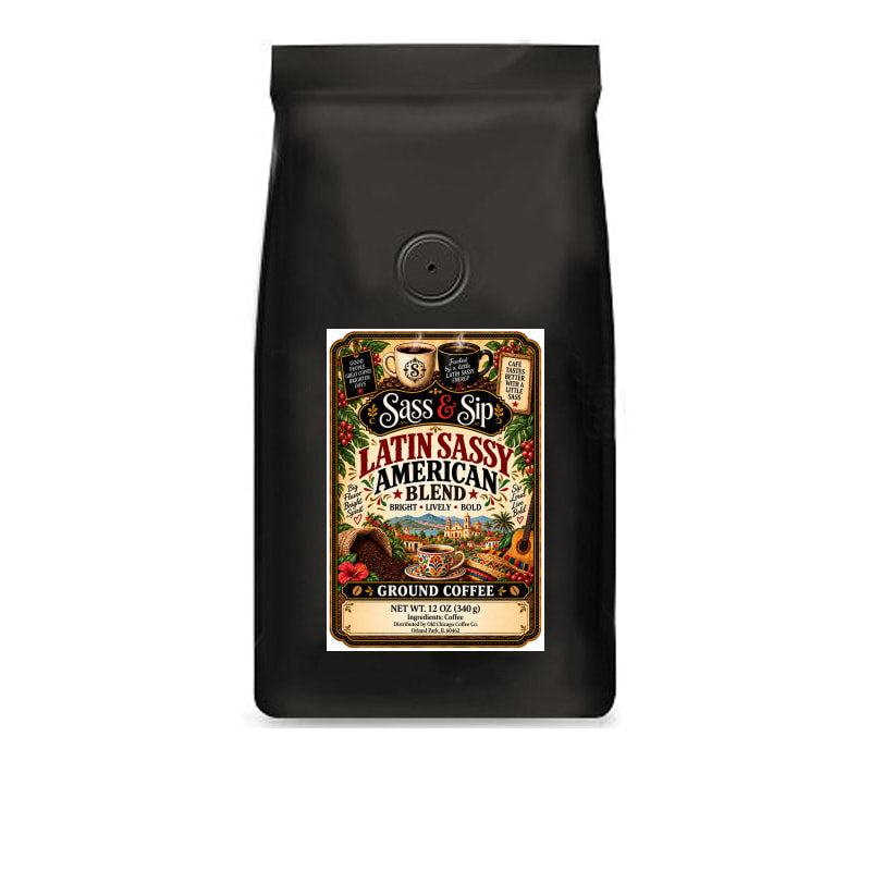 Latin Sassy American Blend Coffee — Medium-Dark Roast