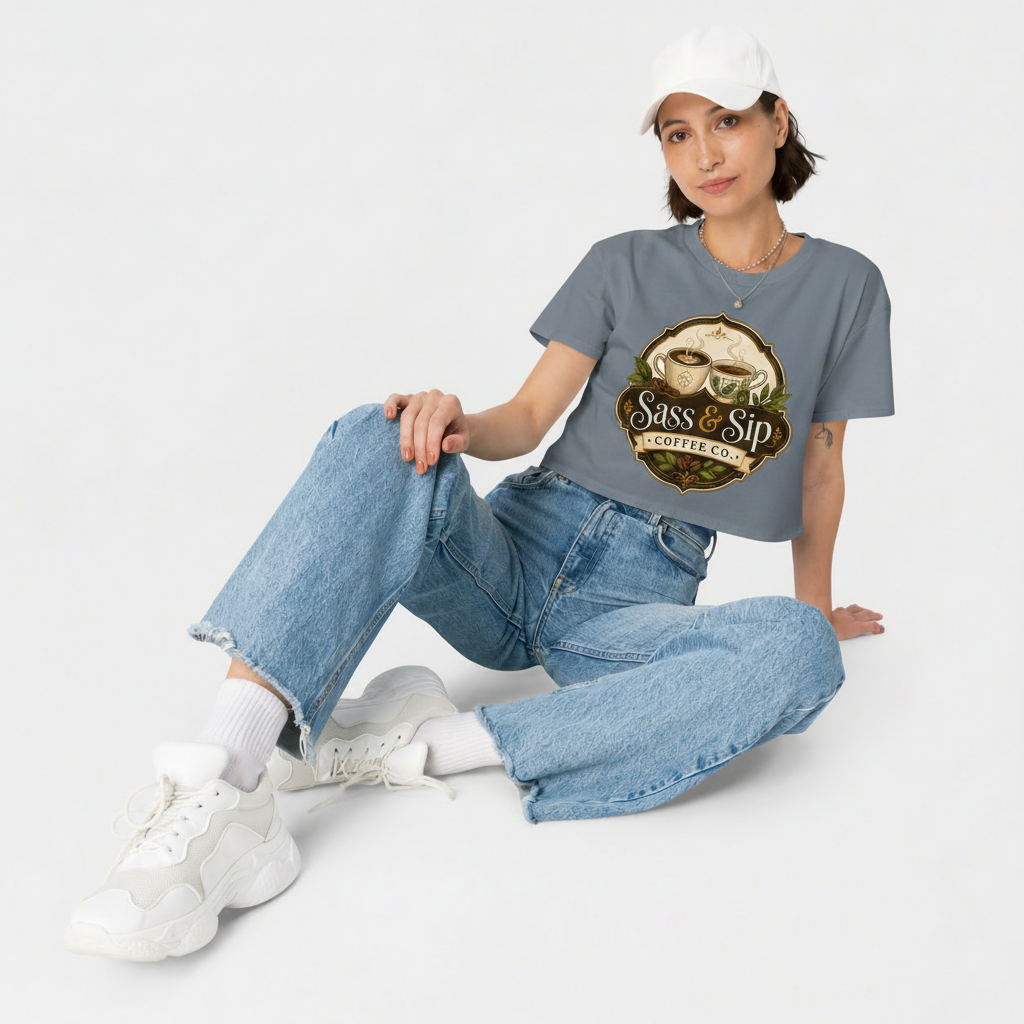 Cropped & Caffeinated Tee