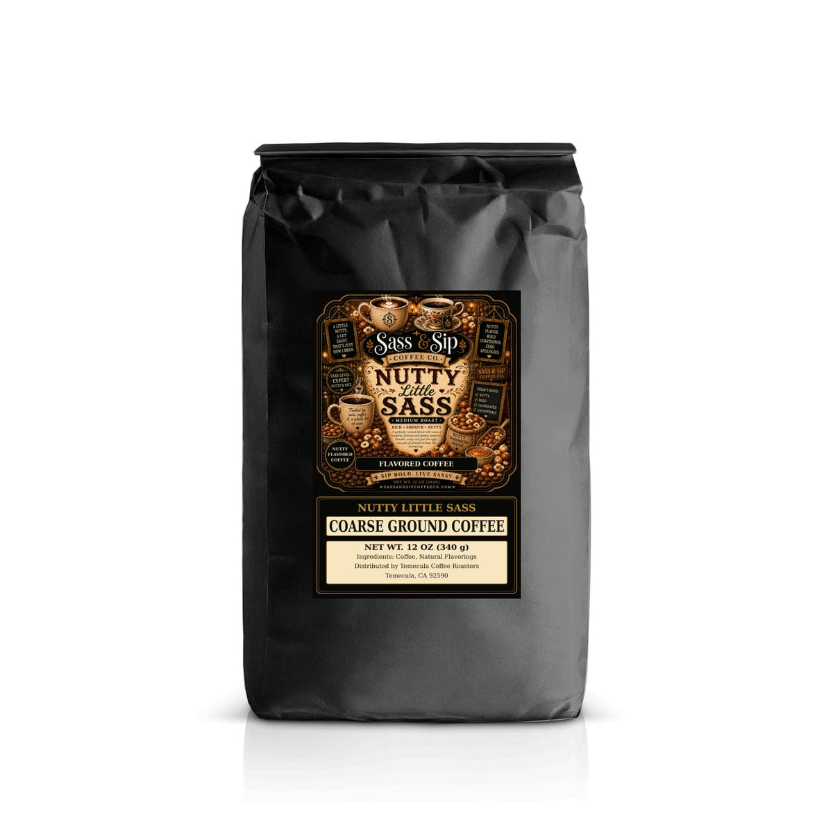 Nutty Little Sass Flavored Coffee — Medium Roast