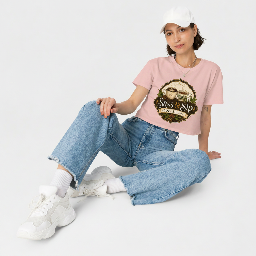 Cropped & Caffeinated Tee